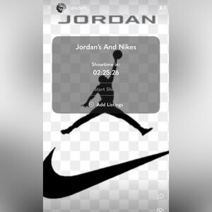 Jordan Black and White Logo Design